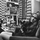 Gloria Steinem in her apartment, 1970. (AP Images.)